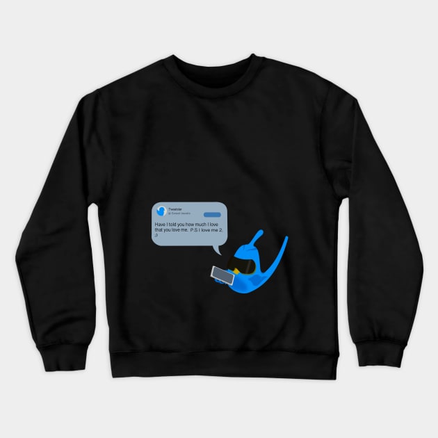 sweet  tweet Crewneck Sweatshirt by moonmorph